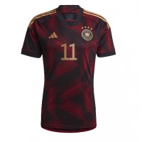 Koszulka piłkarska Niemcy Mario Gotze #11 Strój wyjazdowy MŚ 2022 tanio Krótki Rękaw